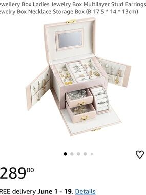Clearance – Slightly Damaged  Unused Jewelry Box